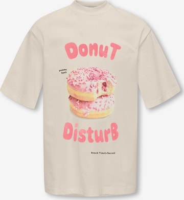 ONLY GIRLS Tričko 'KOGBABETTE' - Béžová: predná strana