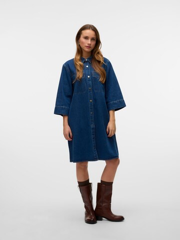 Abito camicia 'VMMIGGA' di VERO MODA in blu: frontale