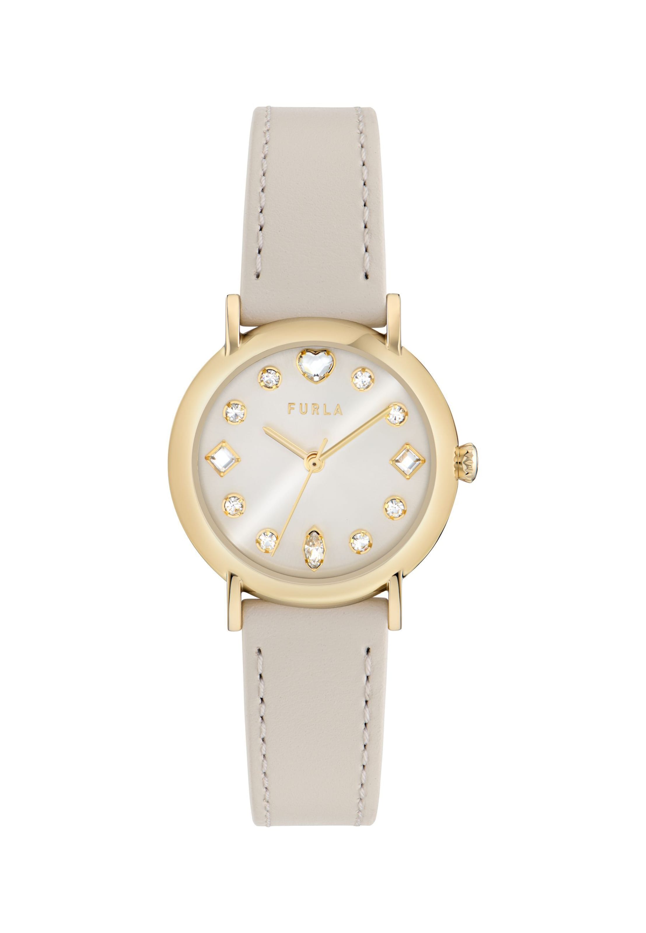FURLA Analoguhr 'Easy Shape' in Gold: Vorderseite