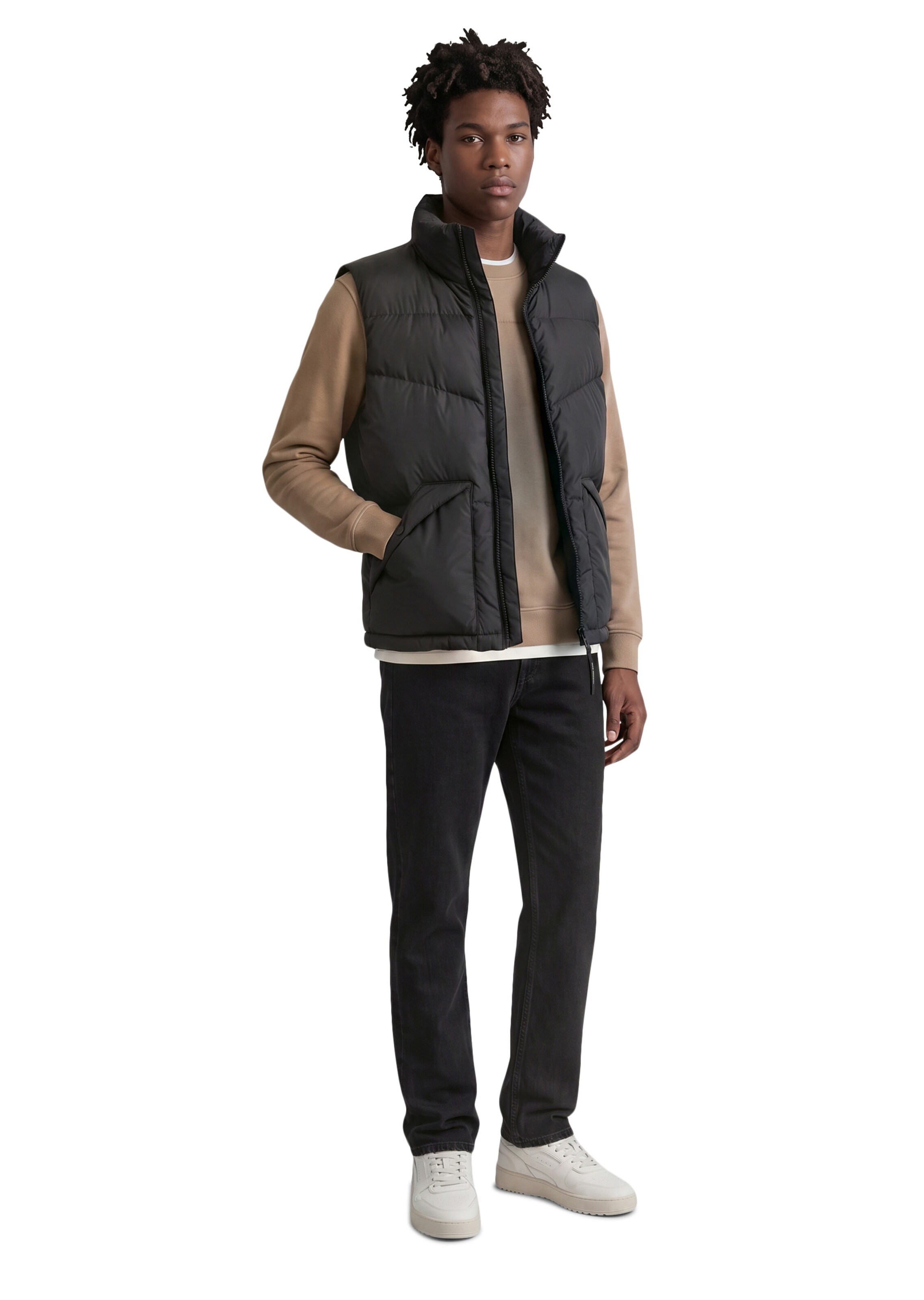 Gilet Marc O'Polo DENIM en noir : devant