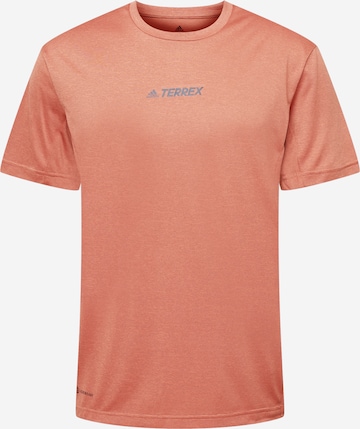 ADIDAS TERREX Funktionsshirt 'Multi' in Rot: predná strana