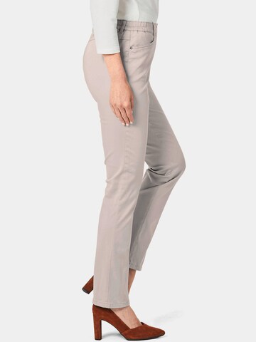 Goldner Slimfit Broek in Grijs