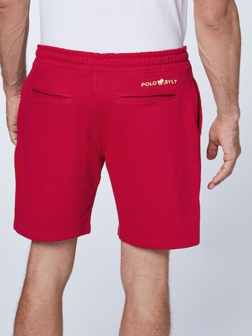 Polo Sylt Regular Shorts in Rot
