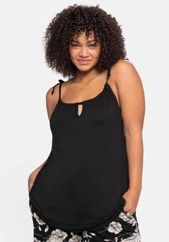 SHEEGO Top in Black: front