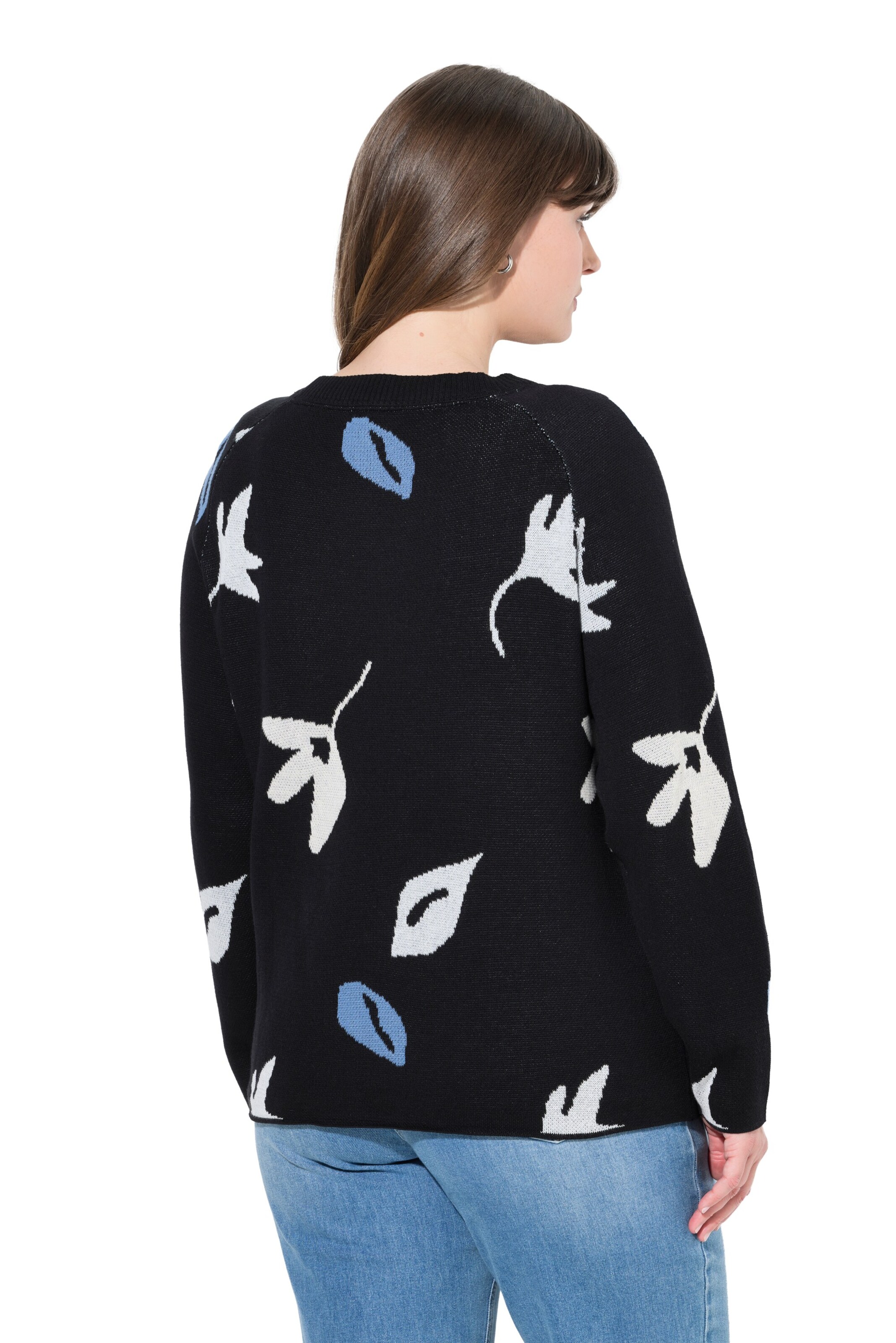 Ulla Popken Pullover in Schwarz