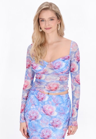 Haut IZIA en bleu : devant