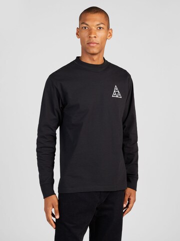 HUF Shirt in Zwart: voorkant