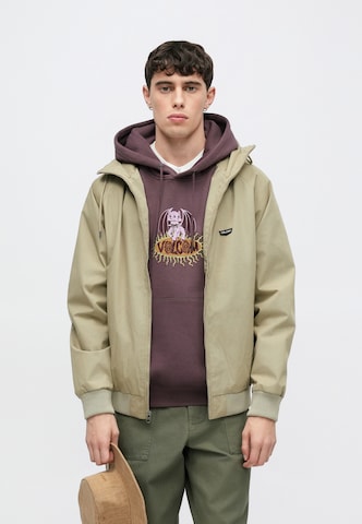 Volcom Демисезонная куртка 'RAYNAN' в Зеленый: спереди