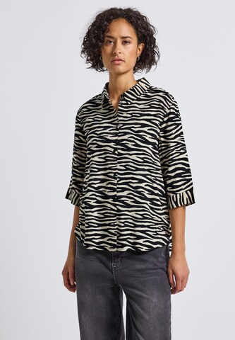 STREET ONE Blouse in Black: front