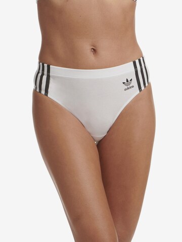 ADIDAS ORIGINALS Thong ' Wide Side ' in White: front