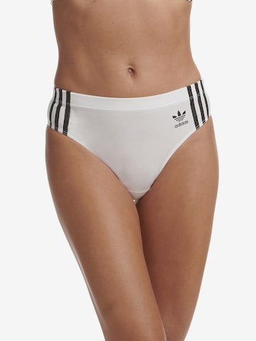 ADIDAS ORIGINALS Thong ' Wide Side ' in White: front