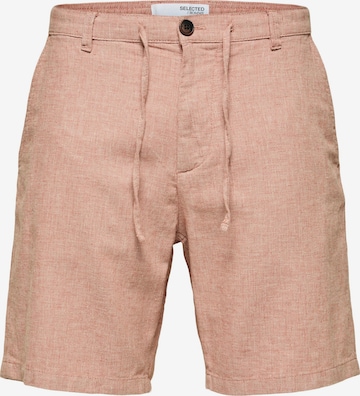 SELECTED HOMME - Pantalón chino 'Brody' en marrón: frente