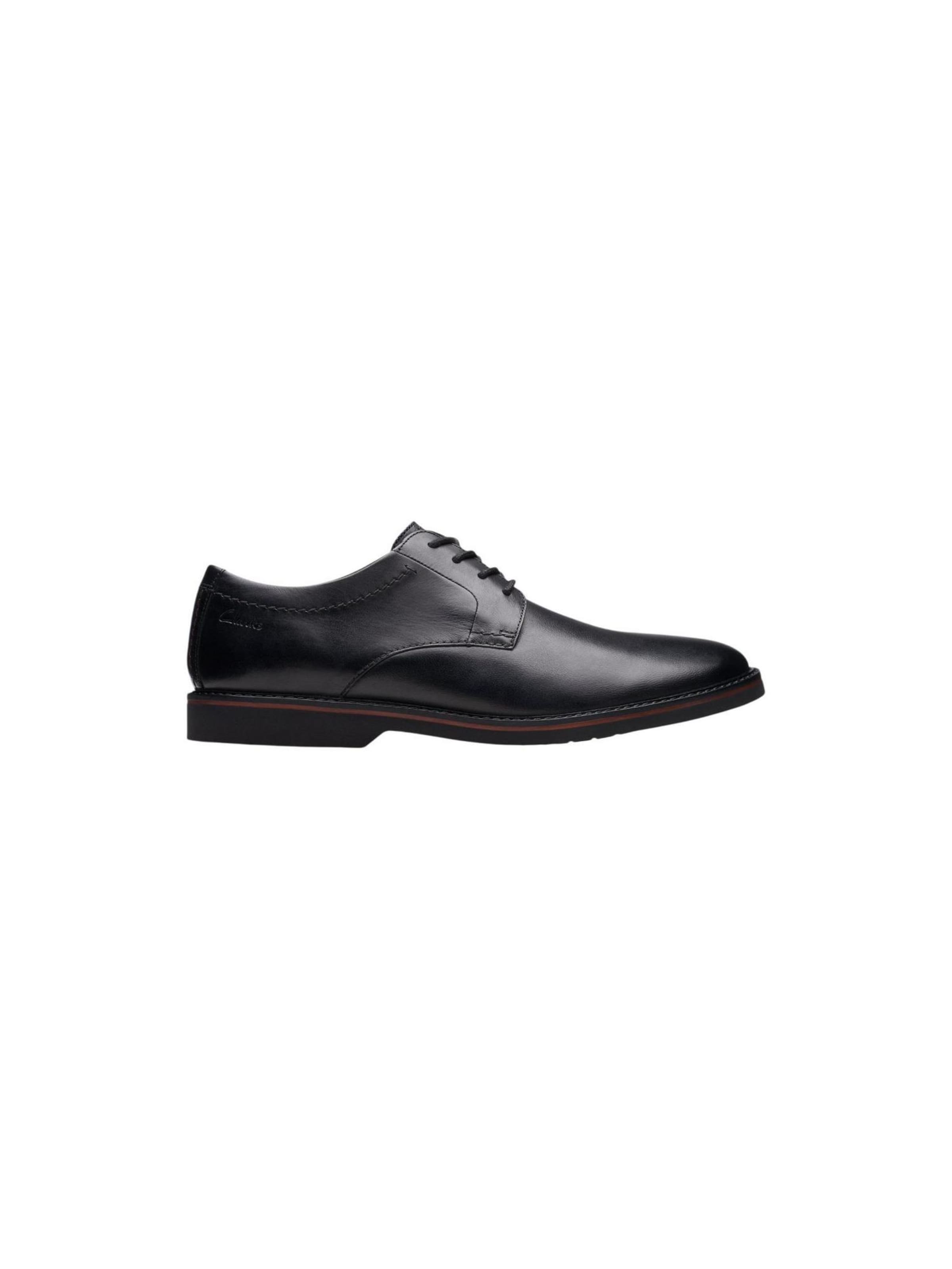 Scarpa stringata 'ATTICUS LTLACE 26173608' di CLARKS in nero: frontale