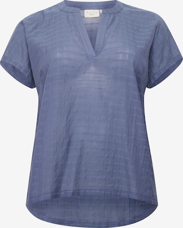 Camicia da donna 'Felie' di KAFFE CURVE in blu: frontale