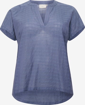 KAFFE CURVE - Blusa 'Felie' em azul: frente