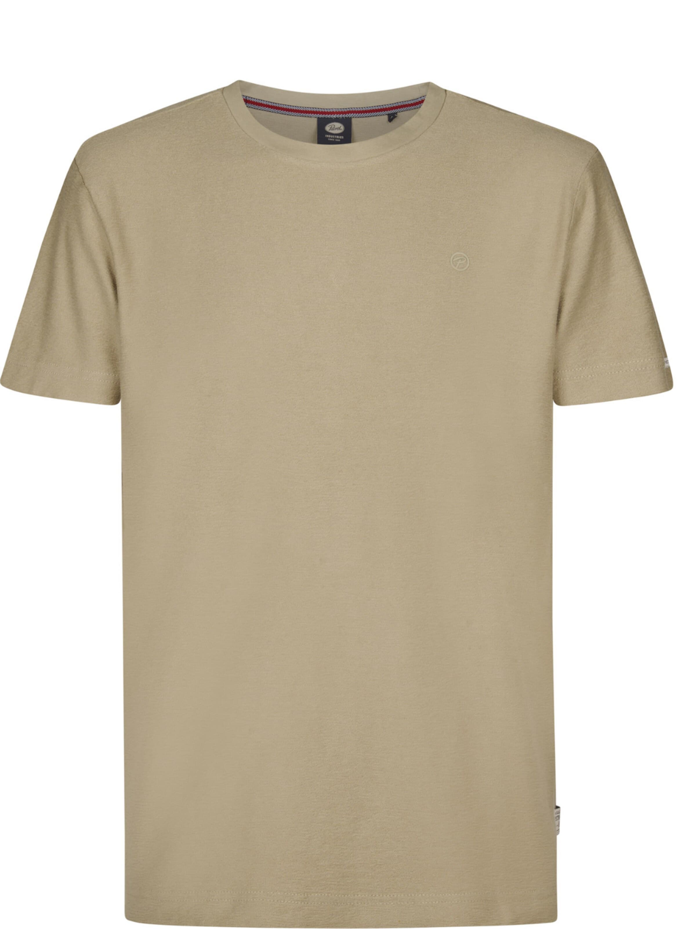 PETROL Shirt 'Petrol Industries - Heren t-shirt' in XXL in de kleur Bruin, Productweergave