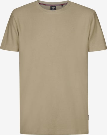 T-Shirt 'Petrol Industries - Heren t-shirt' PETROL en marron : devant