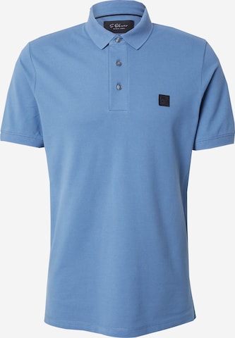 T-Shirt s.Oliver BLACK LABEL en bleu : devant