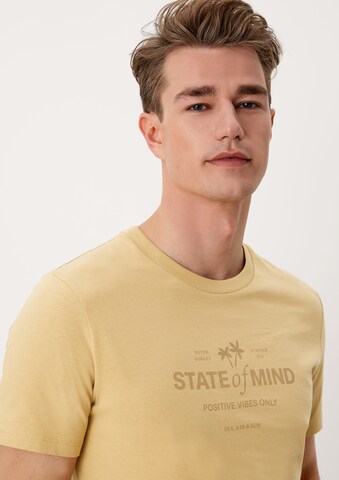 T-Shirt s.Oliver en jaune