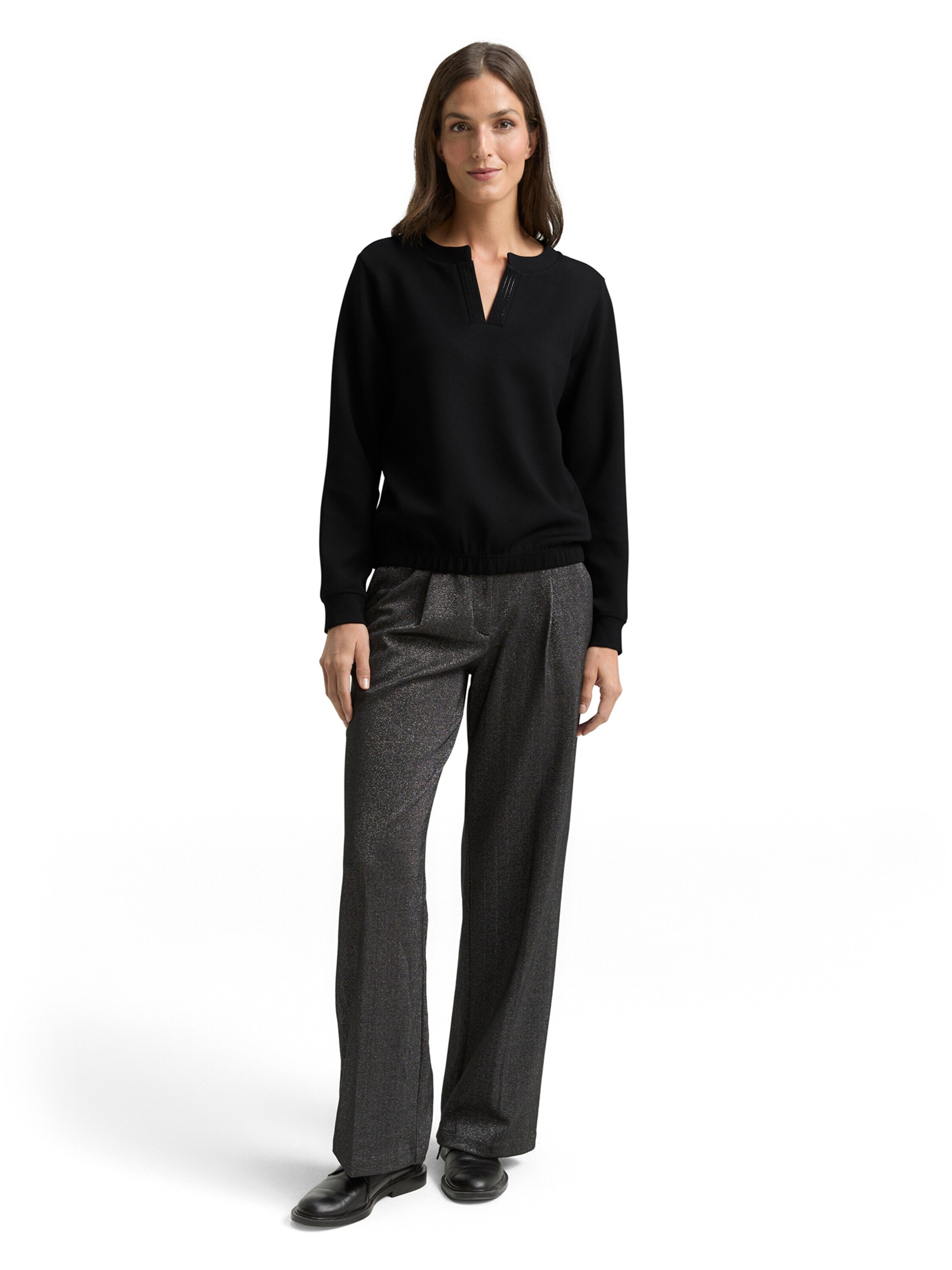 TOM TAILOR Свитшот в Черный