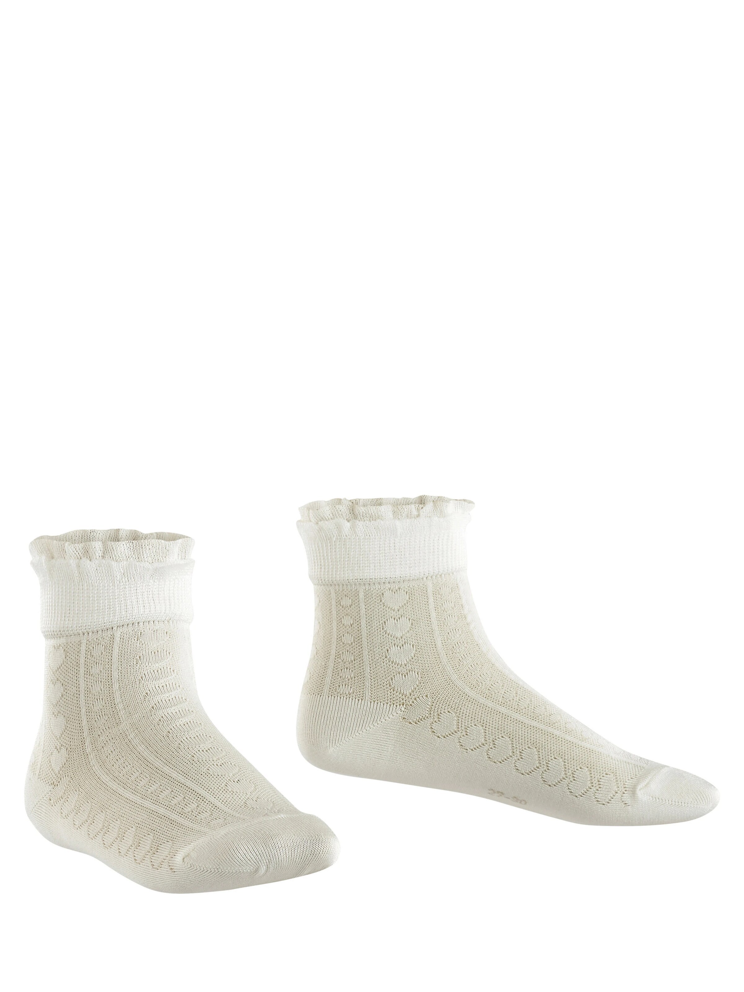 FALKE Socks 'Romantic Net' in White