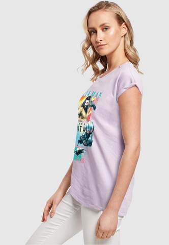 T-shirt 'Aquaman - Character Tiles' ABSOLUTE CULT en violet