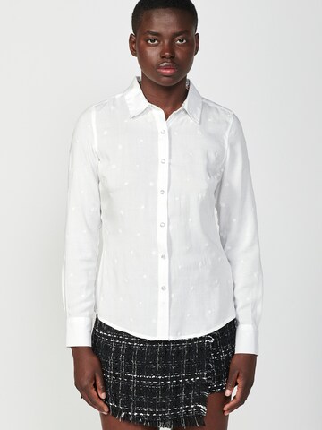 Camicia da donna di KOROSHI in bianco