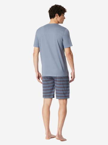SCHIESSER Pyjama kort 'Casual Nightwear' in Blauw