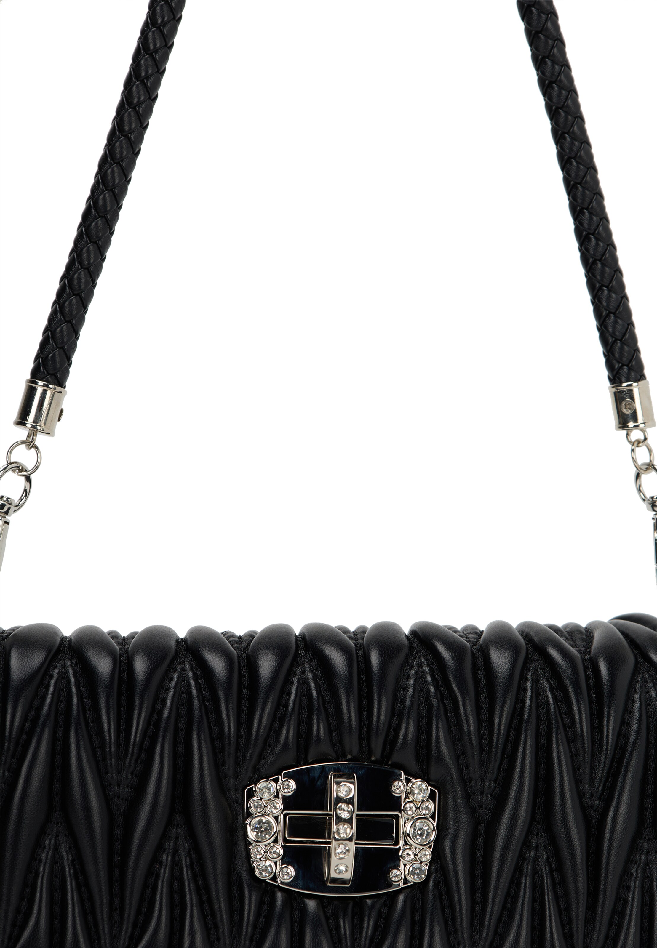 faina Axelremsväska 'Elegant' i svart