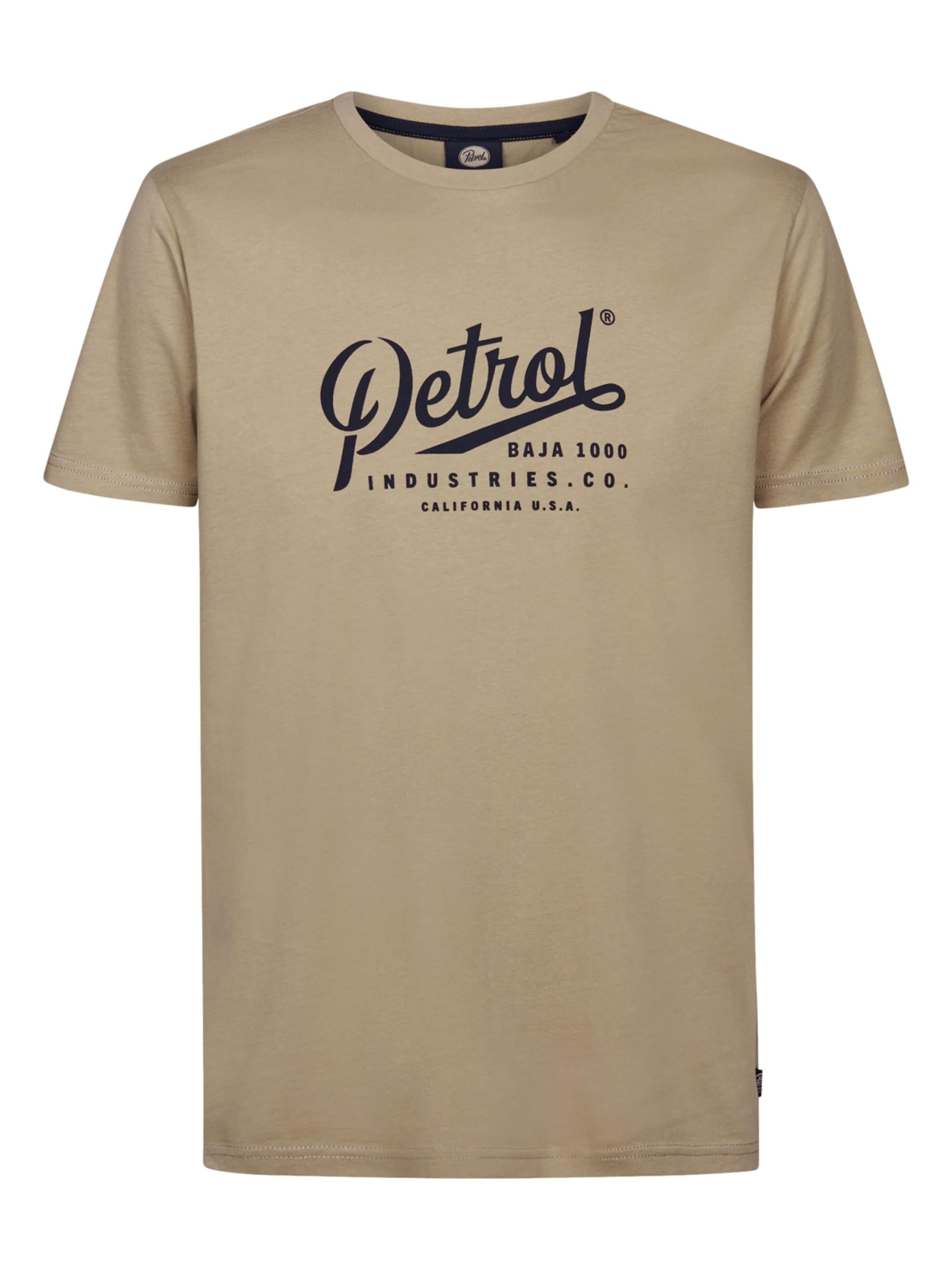 Petrol Industries Shirt in L in de kleur Bruin, Productweergave