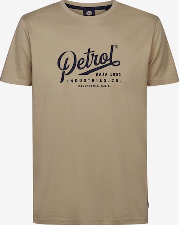Petrol Industries Shirt in Bruin: voorkant