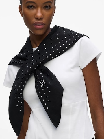 Karl Lagerfeld Scarf i svart: framsida