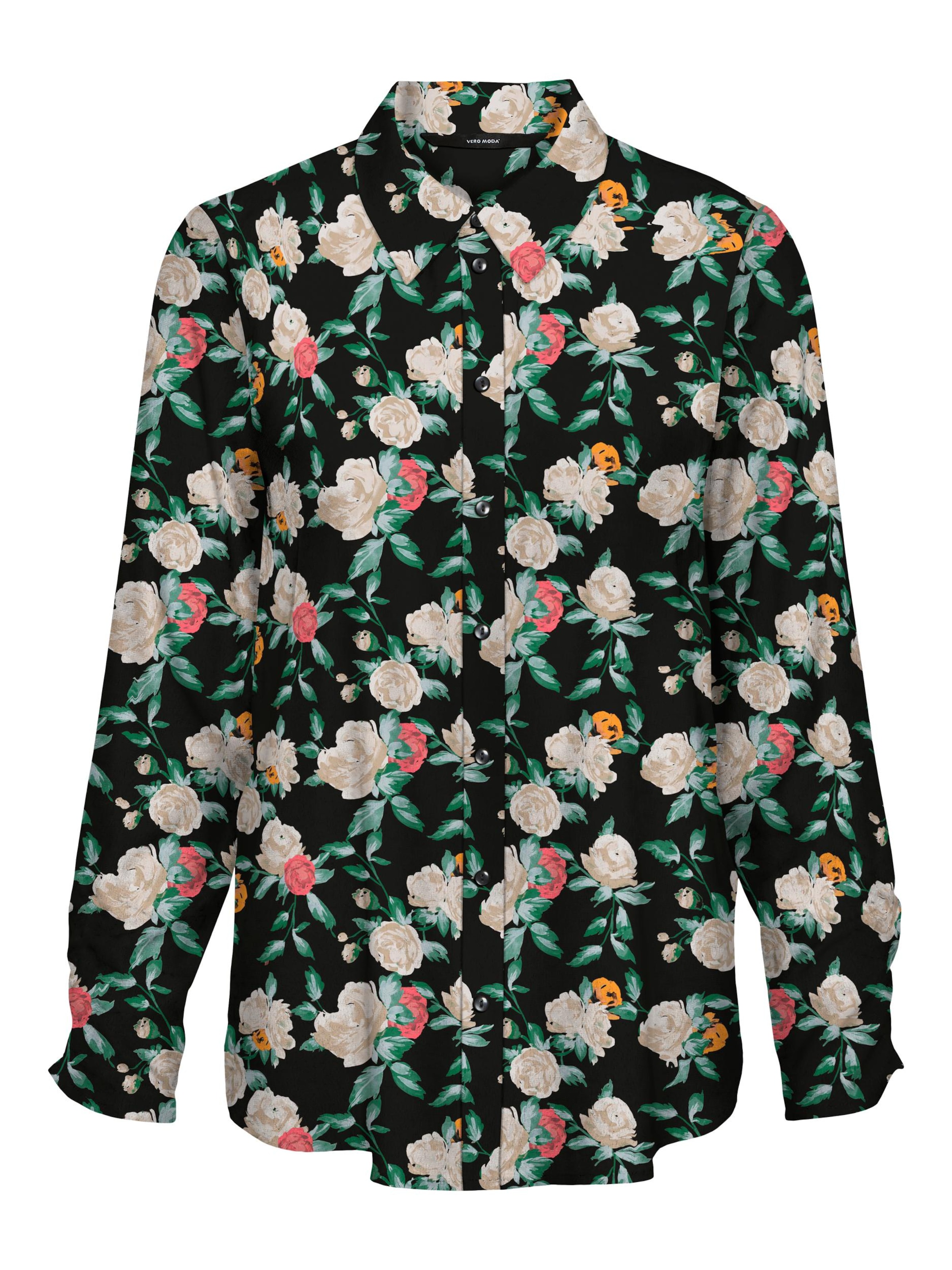 VERO MODA Μπλούζα 'NYA' σε μαύρο: μπροστά