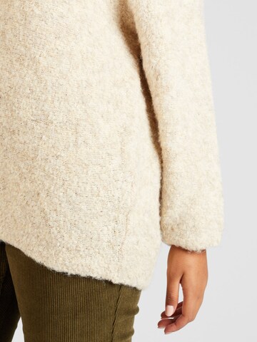 Pull-over 'FIKA' PIECES Curve en beige