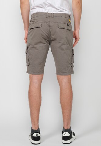 Regular Pantalon cargo KOROSHI en gris