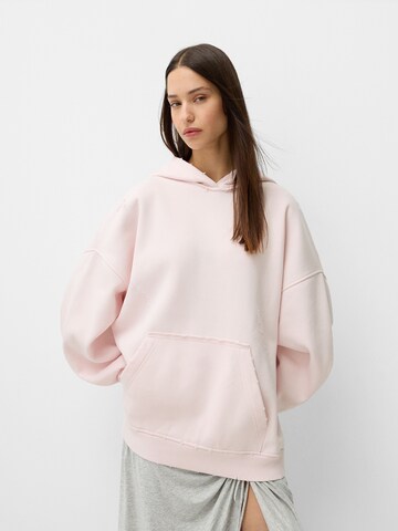 Bershka Sweatshirt in Pink: Vorderseite