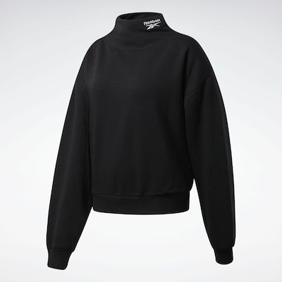 Reebok Classics Sweatshirt in Black / White, Item view