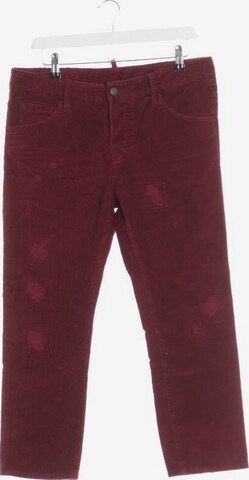 DSQUARED2 Pants in S in Red: front