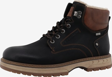 TOM TAILOR Kozačky – černá: přední strana