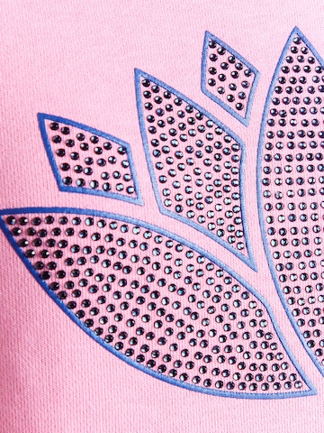 Sweat-shirt 'Namaste' miss goodlife en rose