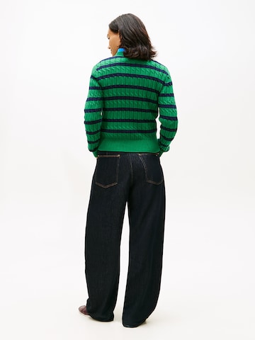 TOMMY HILFIGER Pullover in Grün