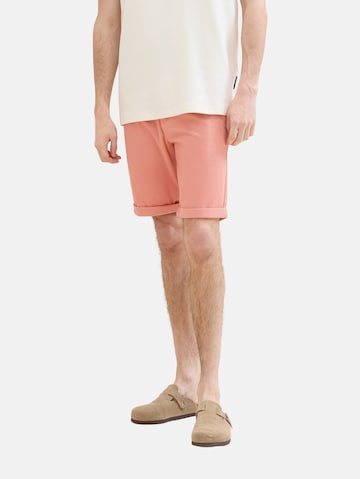TOM TAILOR Slim fit Chino Pants in Pink: front