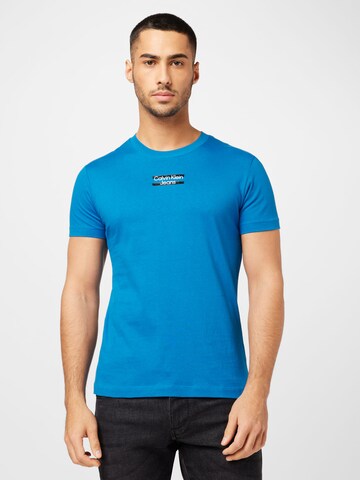 Calvin Klein Jeans Shirt in Blauw: voorkant