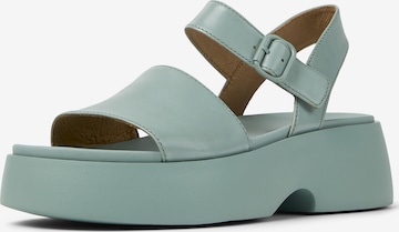 CAMPER Sandalen met riem 'Tasha' in Groen: voorkant