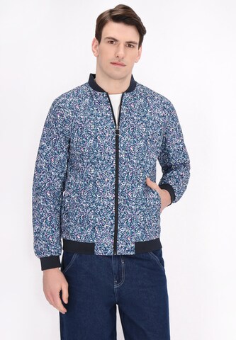 MO Between-season jacket in Blue: front