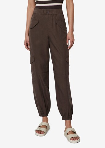 Marc O'Polo DENIM Loose fit Cargo Pants in Brown: front