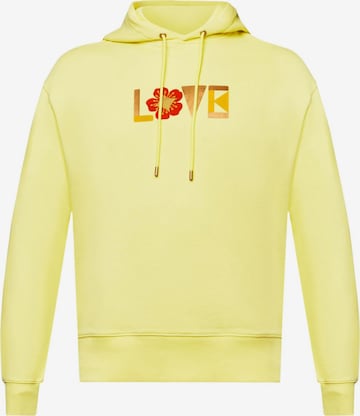 Sweat-shirt ESPRIT en jaune : devant