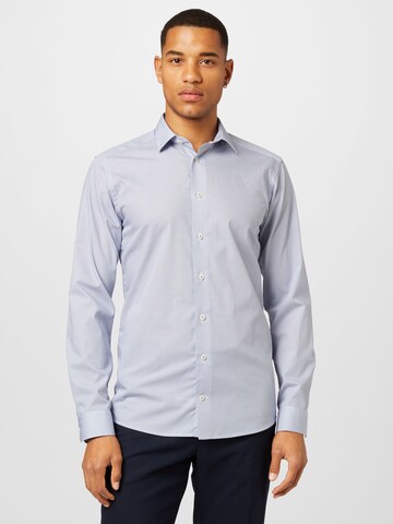 ETON Slim fit Zakelijk overhemd in Blauw: voorkant