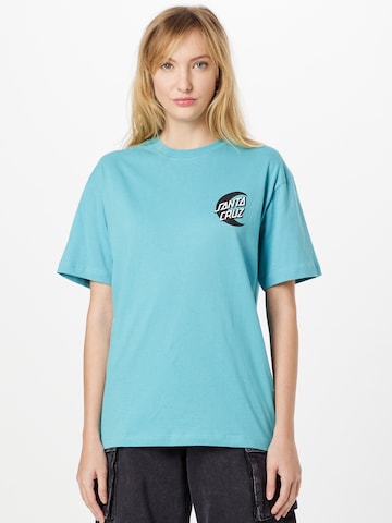 Santa Cruz T-Shirt in Blau: predná strana