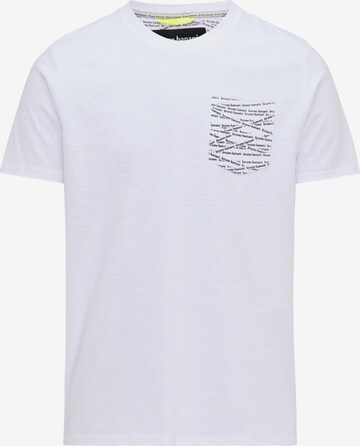 T-Shirt 'GOMEZ' BRUNO BANANI en blanc : devant